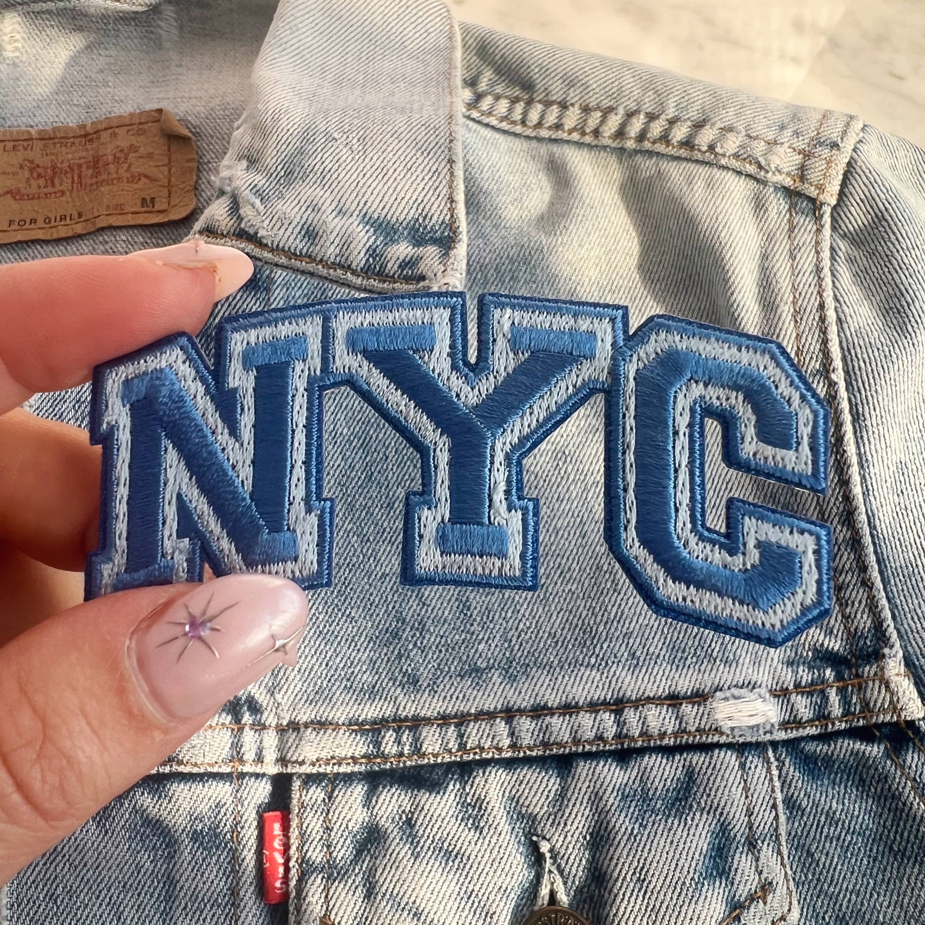 NYC Patch - Pink / Blue