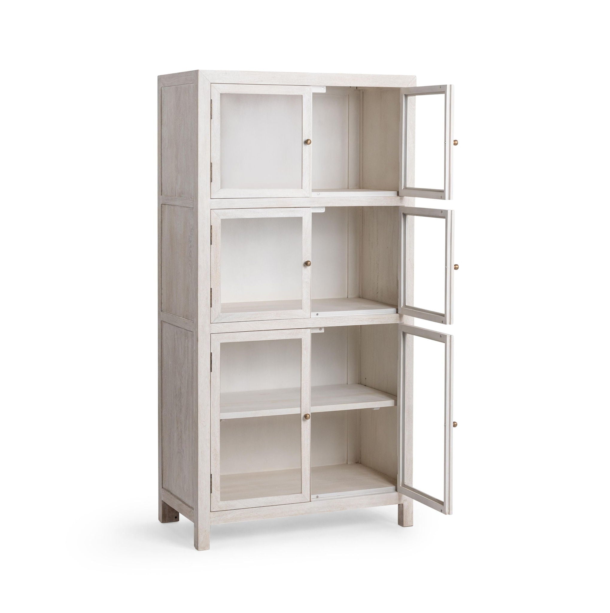 Hera - Display Cabinet - Creamwood