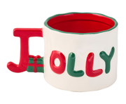 Ceramic Message Mug Jolly, 14oz