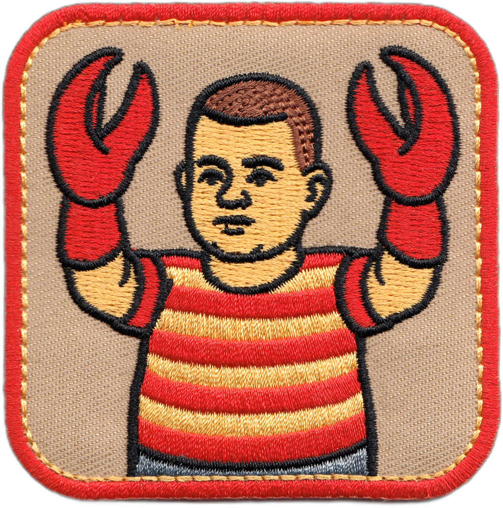 Patch - Circus Lobster Boy Carnival Freak Show 3"