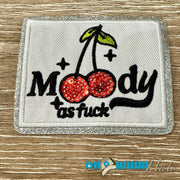 Moody as F Embroidered Iron-On Patch