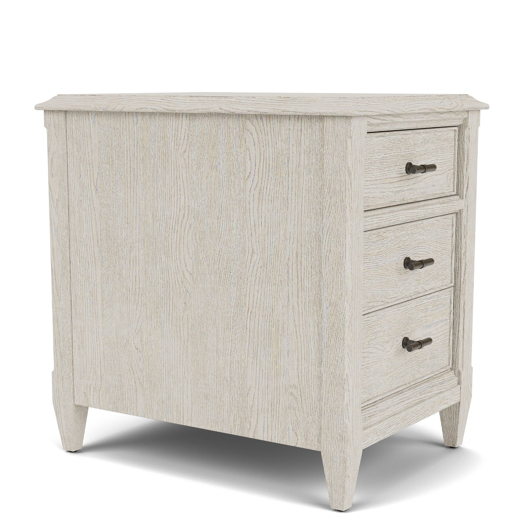 Carmella - Chairside Table - Pebble Oak