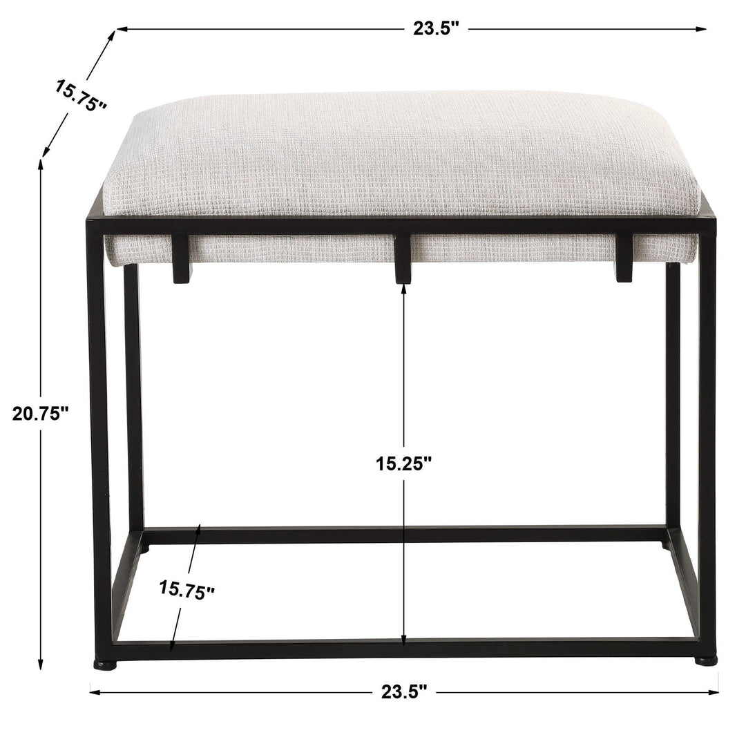 Paradox - Small Bench - White