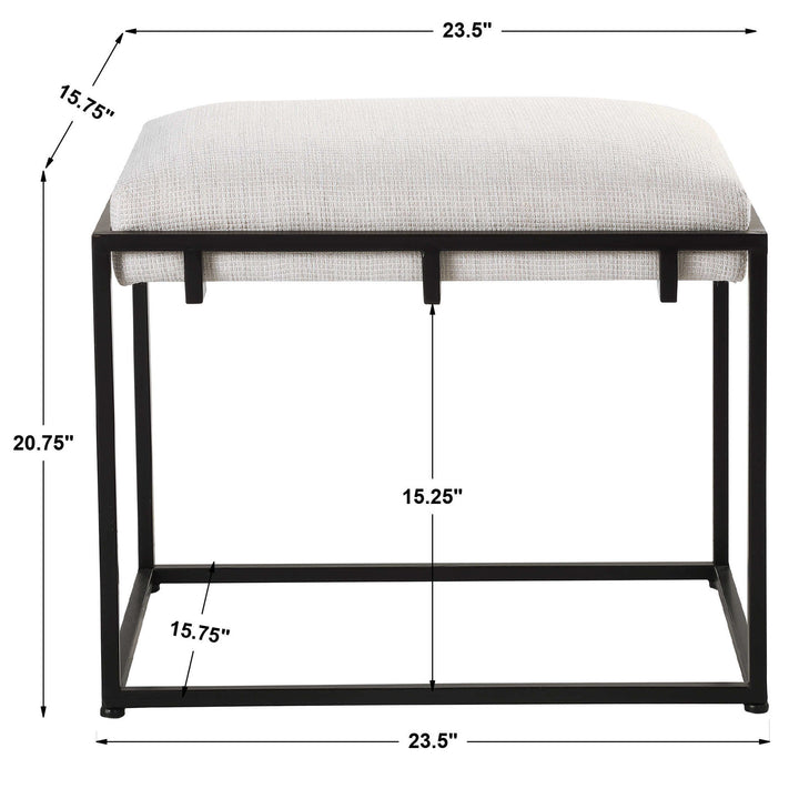 Paradox - Small Bench - White