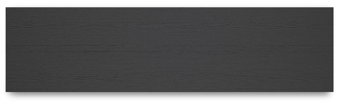 Cayberry - Black - TV Stand With Fireplace