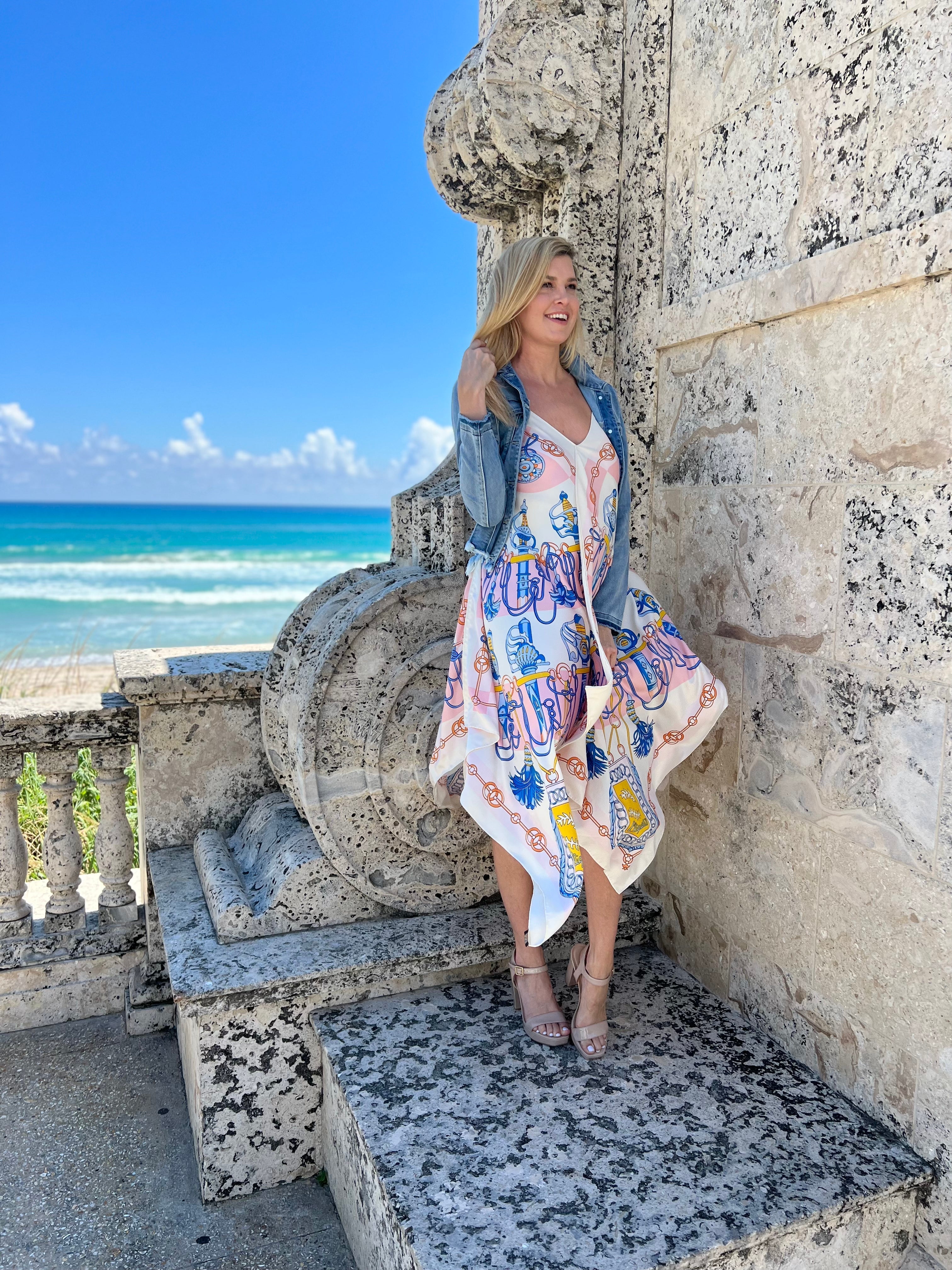 Silk Dress / Elegant Pink