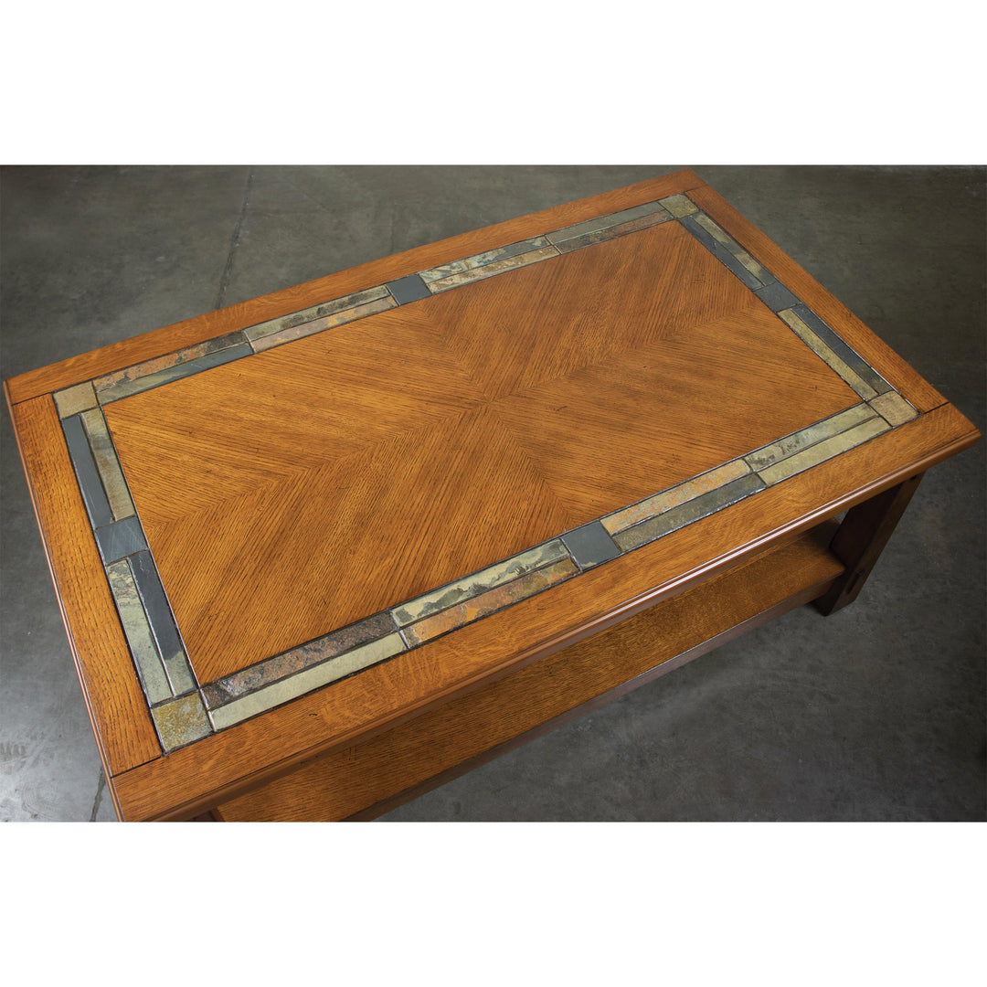 Craftsman Home - Coffee Table - Americana Oak