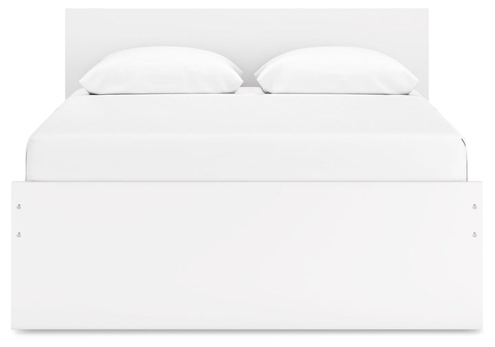 Onita - White - Queen Panel Platform Bed
