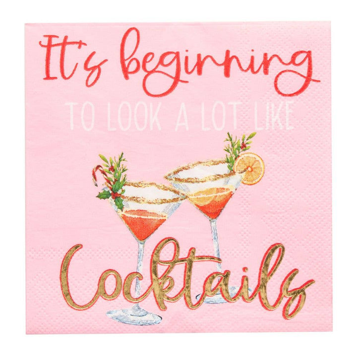'It's Beginning to Look...' Cocktail Napkins/26pk