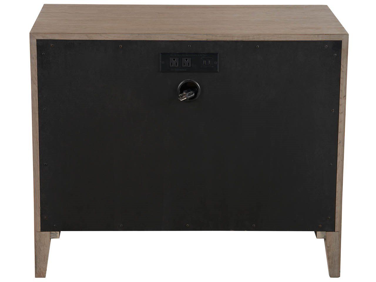 Modern - Cove Drawer Nightstand - Dark Brown