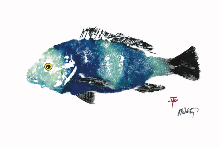 FishAye Jamaican Blue Placemat – Coastal & Nautical Table Decor: Set of 8