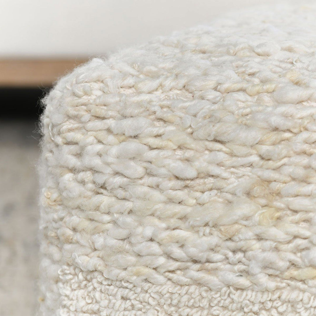 Poufs - Sinclair Pouf - Ivory