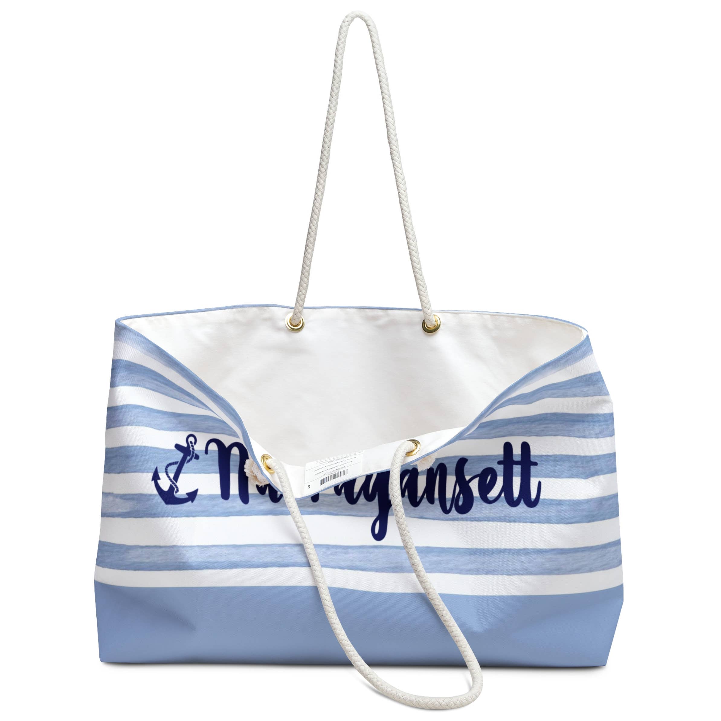 Weekender Tote Bag - Tipsy Anchor w Custom Town