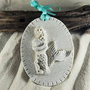 Mermaid #2 Sand Ornament: Ribbon and Glitter
