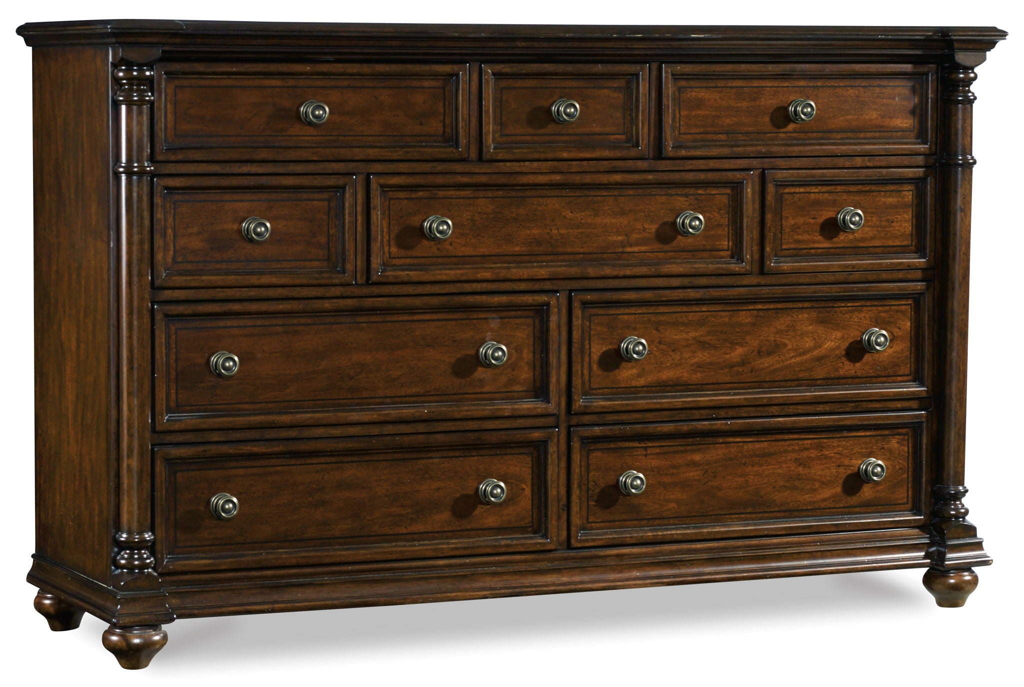 Leesburg - Dresser - Dark Brown