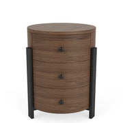 Nova - Chairside Table - Nouveau Walnut