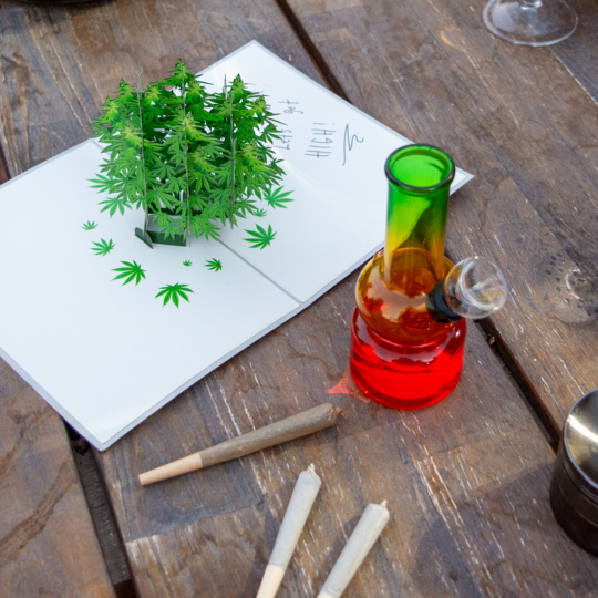 “Pot Plant” - 3D Drugs-Themed Card