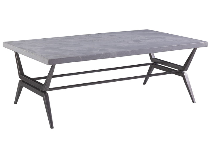 Signature Designs - Cirro Rectangular Cocktail - Dark Gray