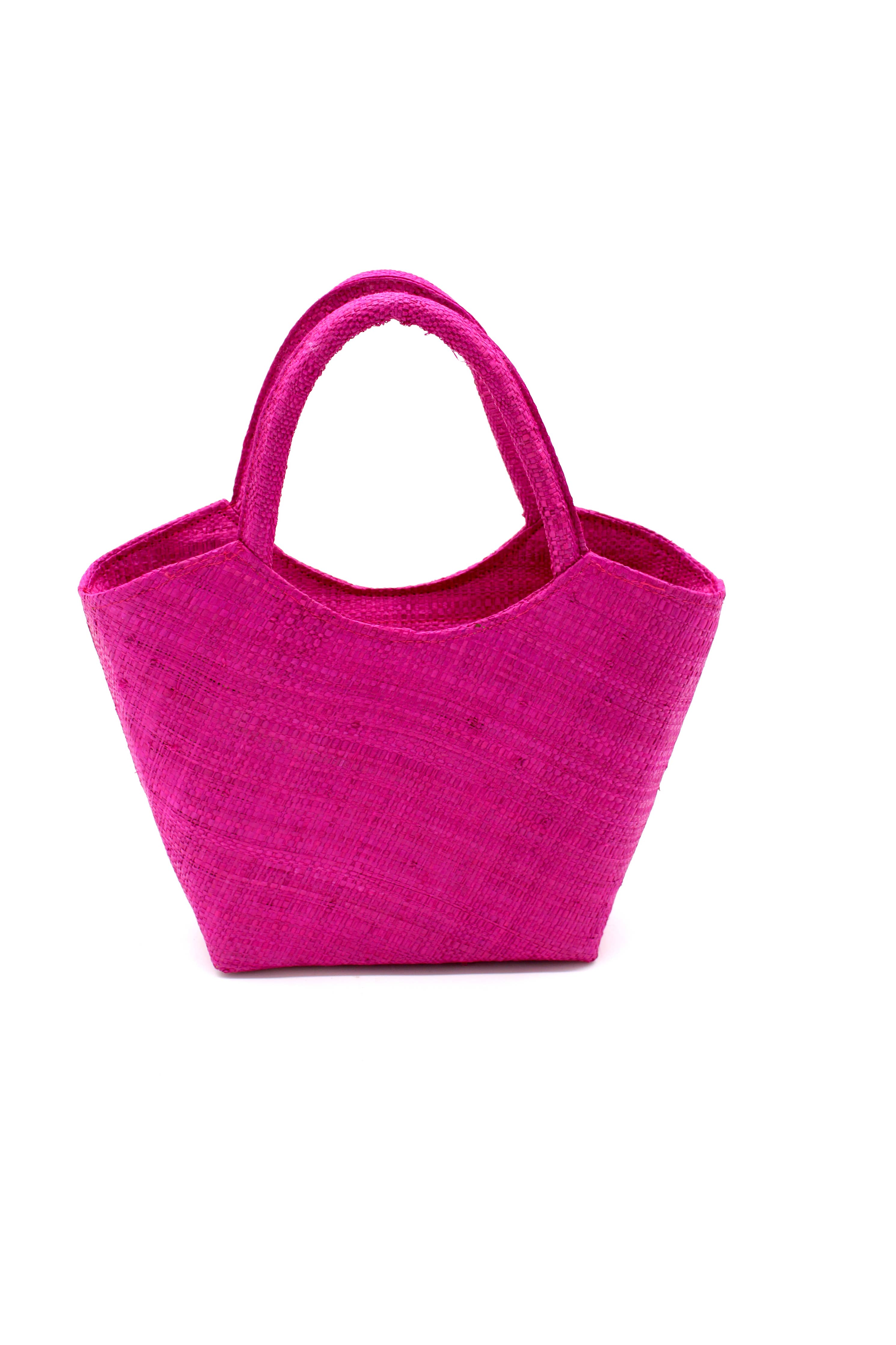 Little Betty Mini Straw Purse Zippered Handbag: Black