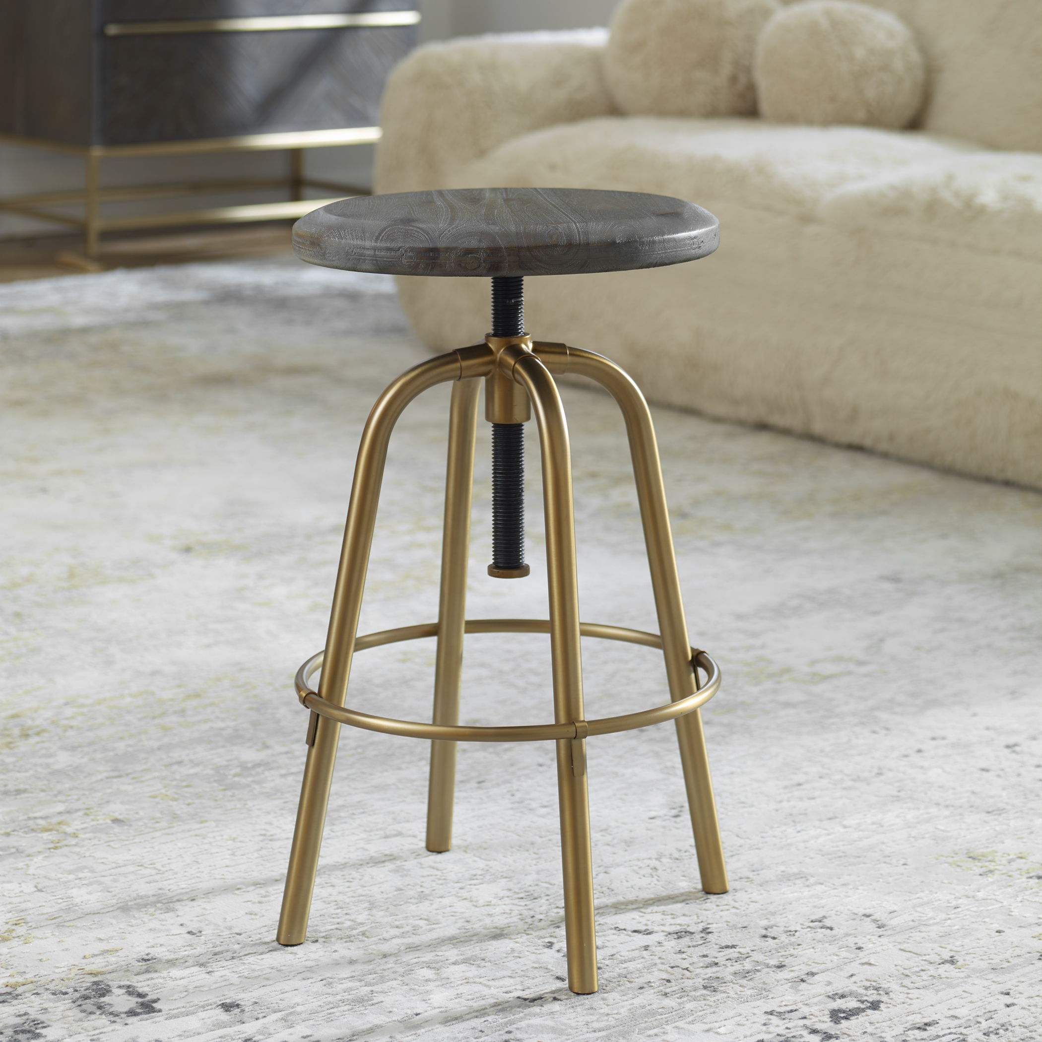 Revolve - Counter Stool - Bronze