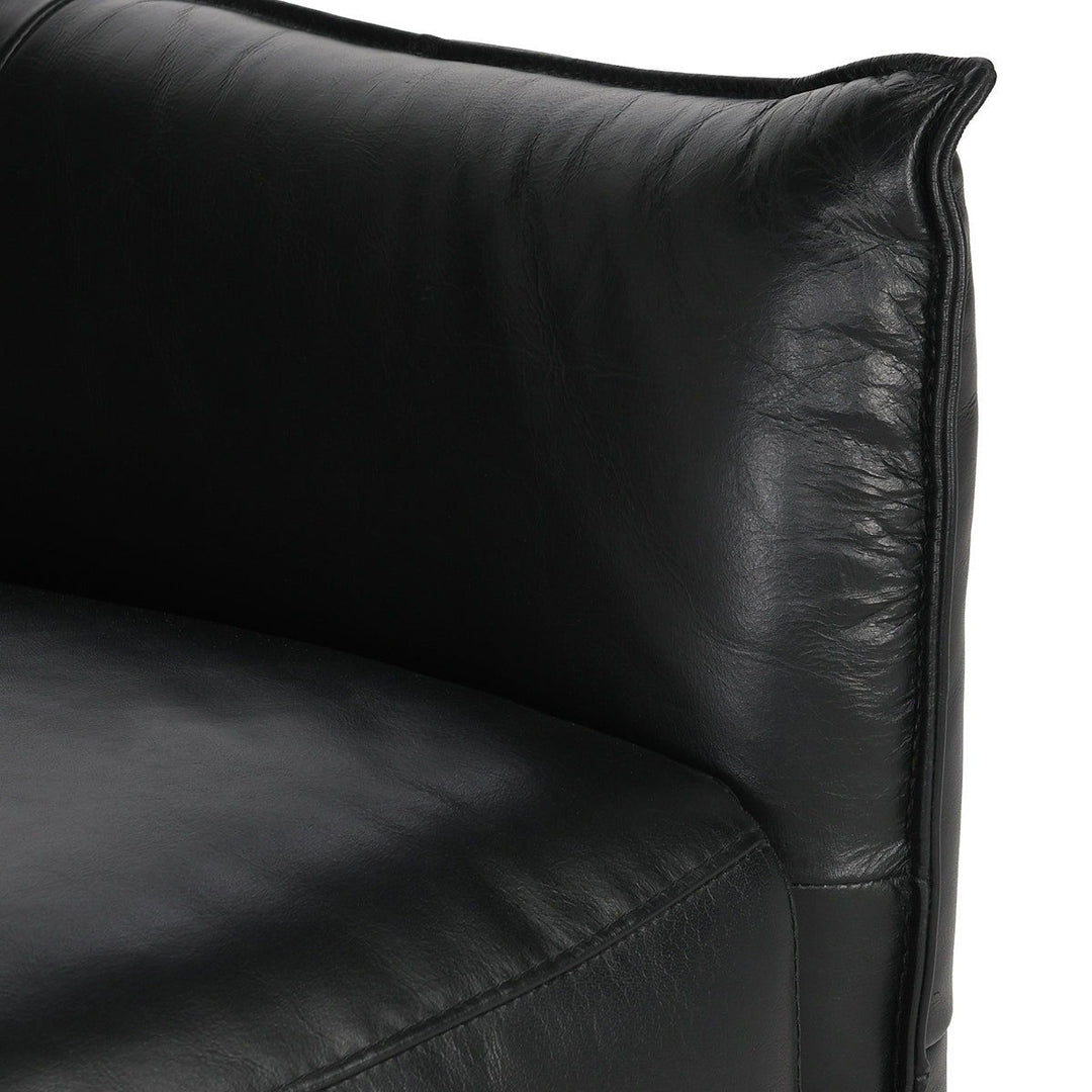 Amsterdam - Leather Power Recliner Sofa - Black