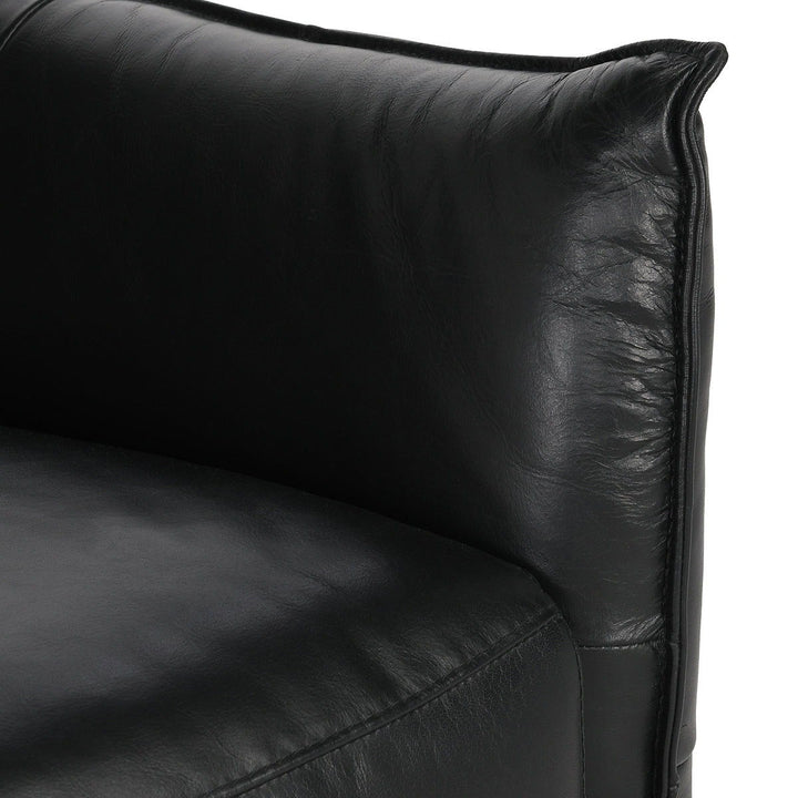 Amsterdam - Leather Power Recliner Sofa - Black