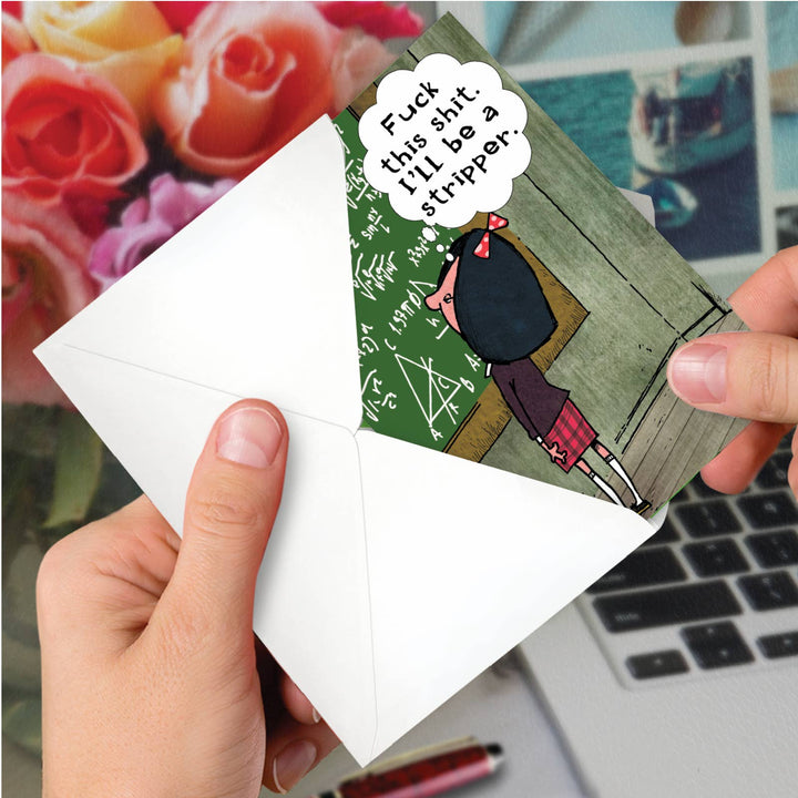 Birthday Card - I'll be a Stripper