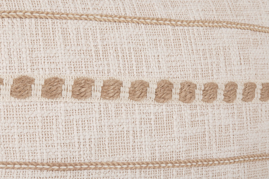Melange - Lago Pillow - Ivory / Natural