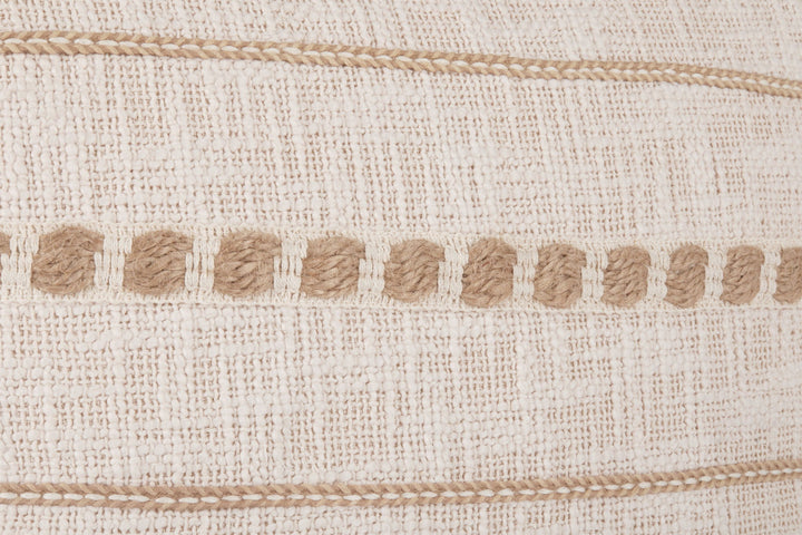Melange - Lago Pillow - Ivory / Natural