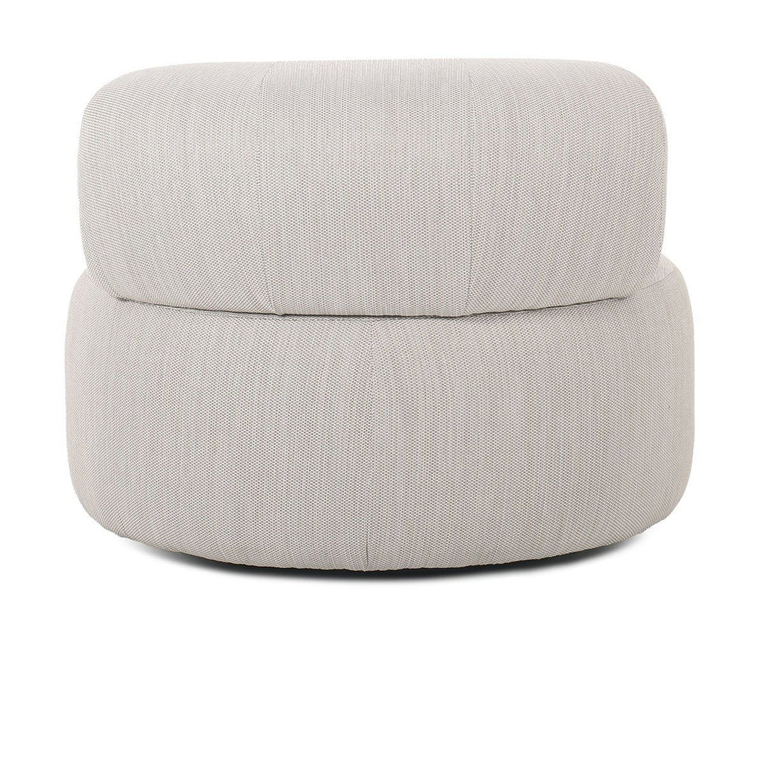 Ellis - Outdoor Swivel Lounge Chair - Light Gray