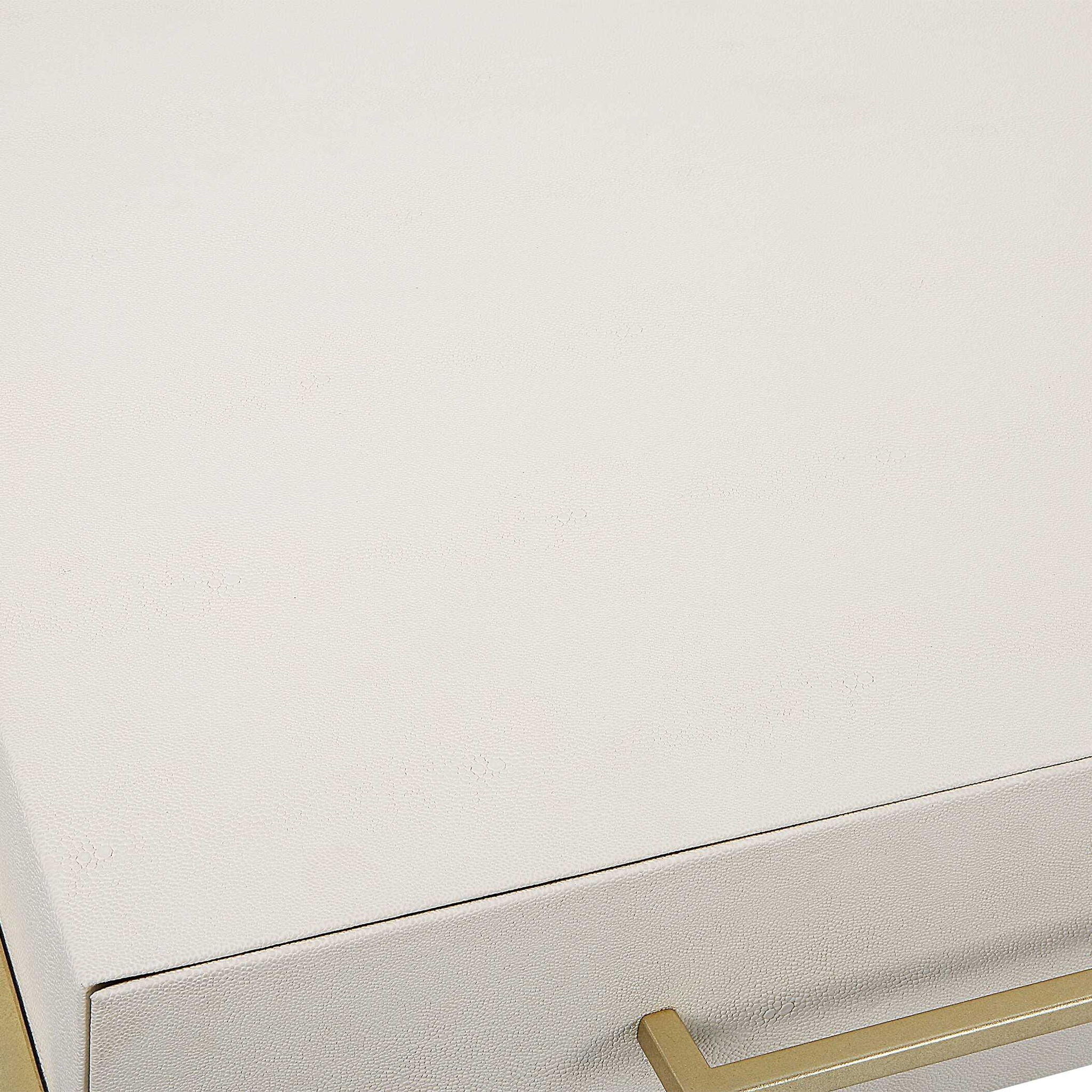 Jewel - Modern White Desk