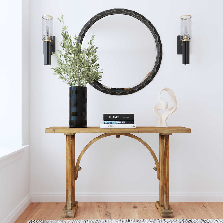 Jarsdel - 1 Industrial Sconce - Black