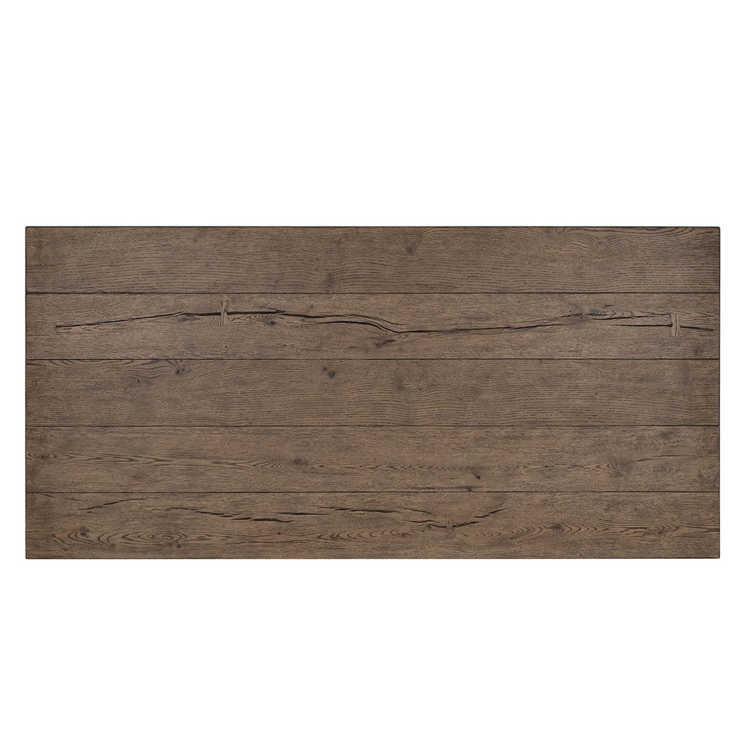 Dallas - Solid Wood Rectangle Coffee Table - Brown