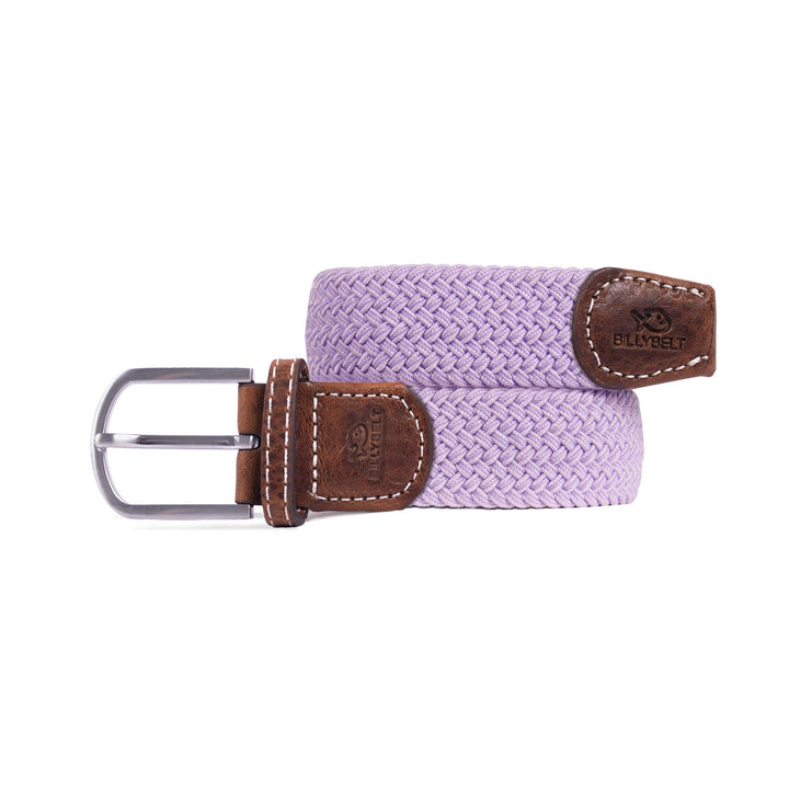 Lavender elastic braided belt: Size 2