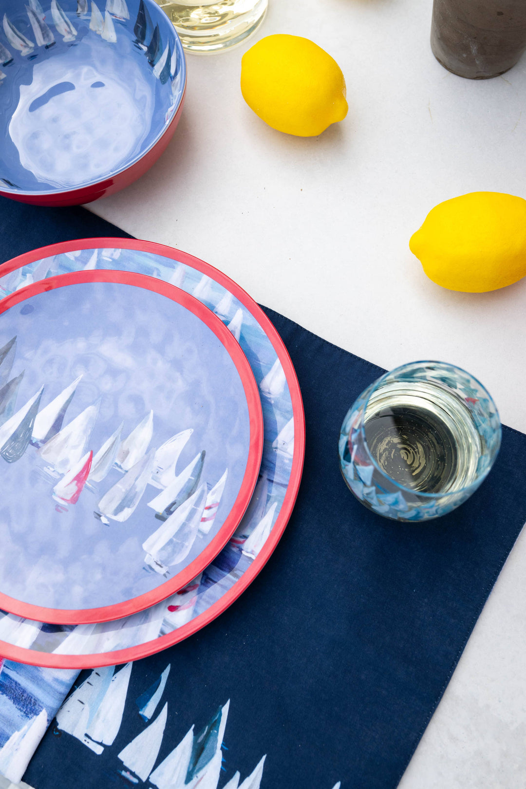 Melamine Salad Plate - Race Day: Default Title