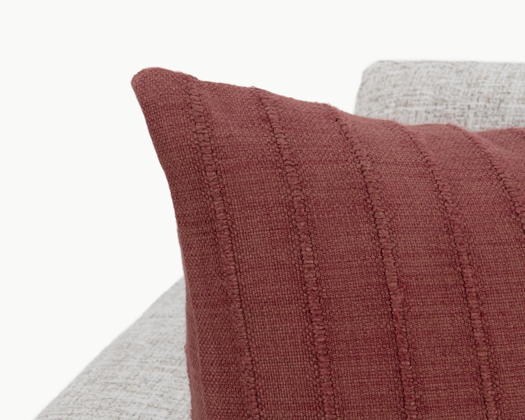 Hunter - 22" x 22" SLD Pillow - Cherrywood Red