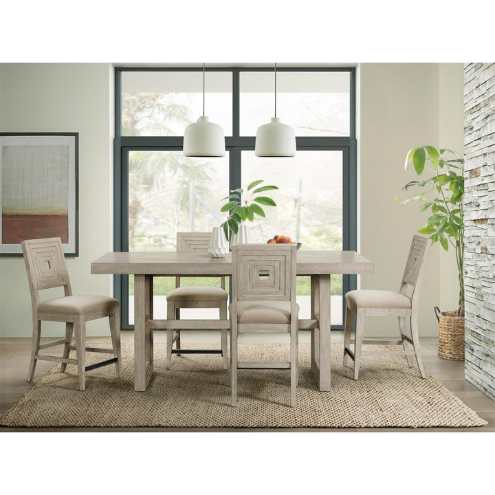Cascade - Upholstered Wooden Back Counter Stool (Set of 2) - Dovetail