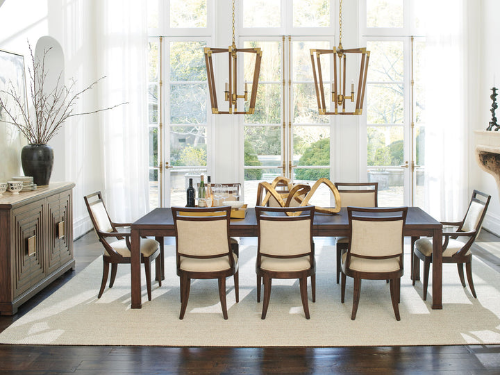 Silverado - Elk Grove Rectangular Dining Table - Dark Brown