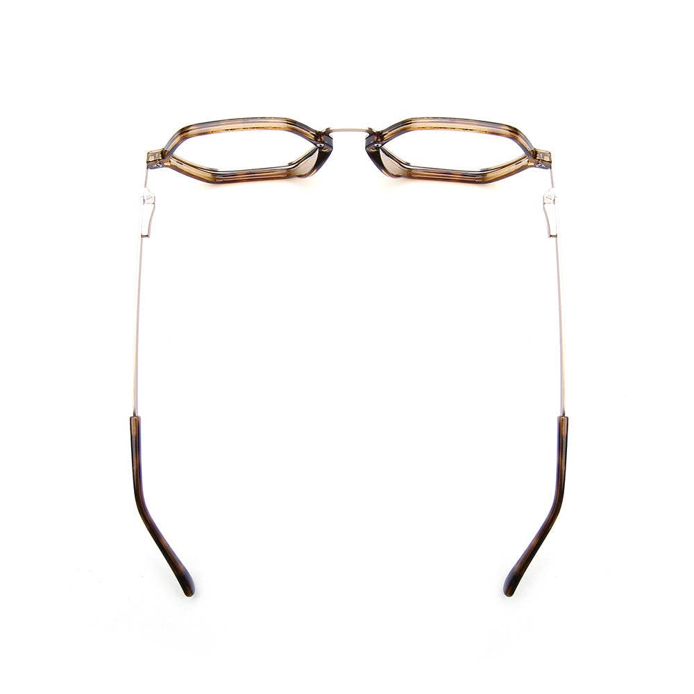 MEL | Matte Gold Frame | Tortoise Accent: 2.50