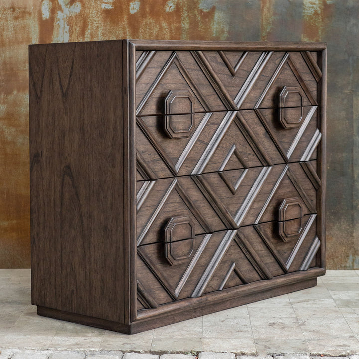 Mindra - Drawer Chest - Dark Brown