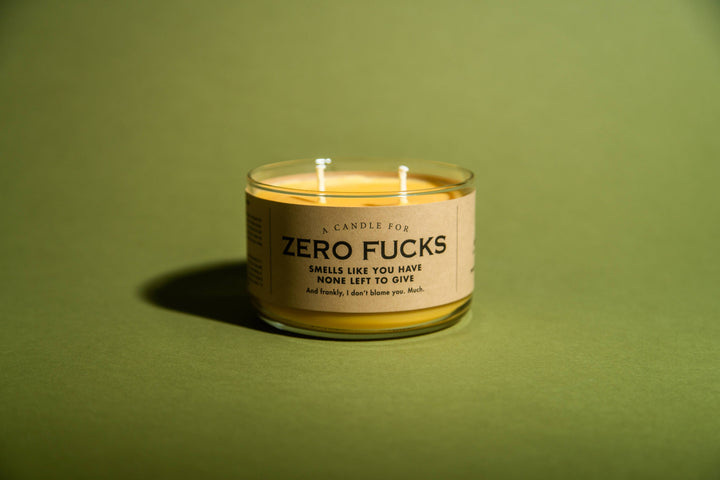 A Candle for Zero Fucks | Funny Candle
