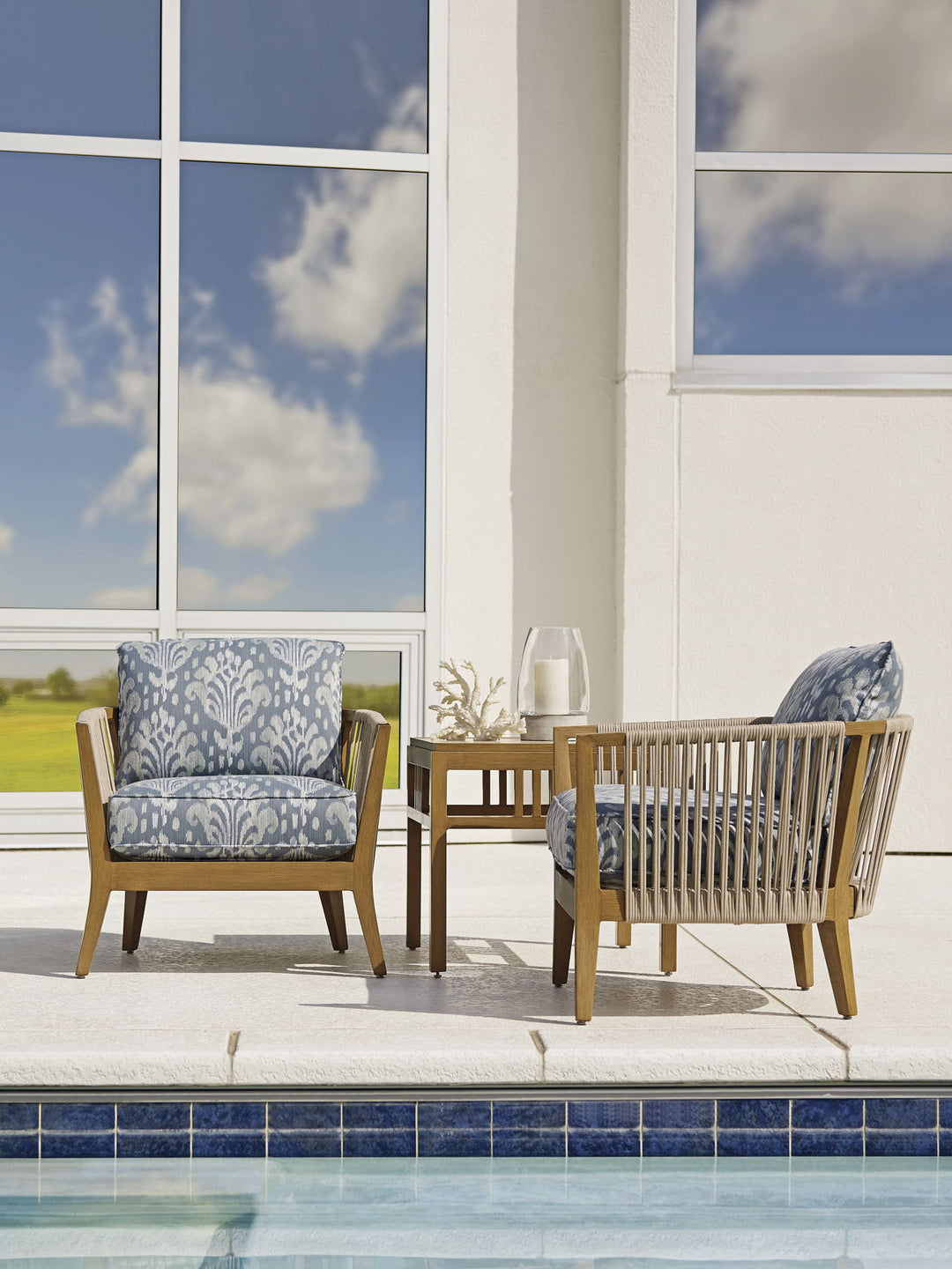 St Tropez - Wood Occasional Chair - Light Brown