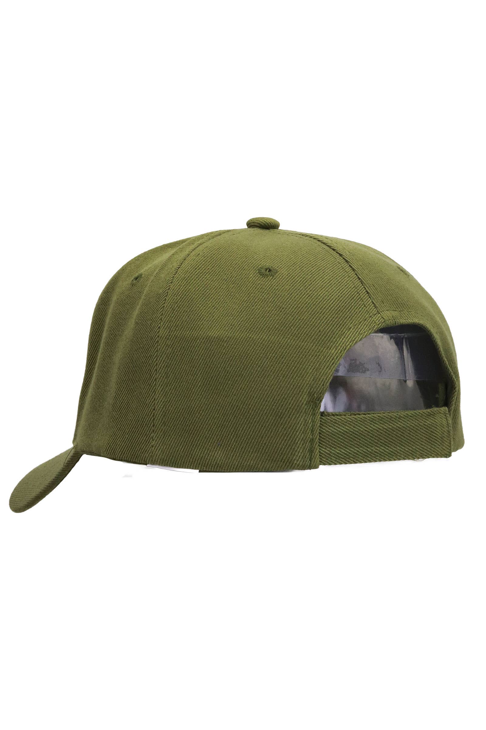 Blank Twill Acrylic Velcro Back Baseball Cap