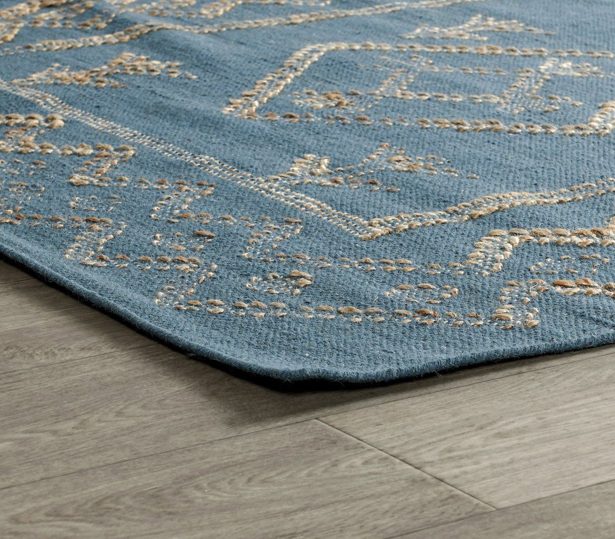 Comporta - 2' x 3' Lagos Rug - Blue / Natural