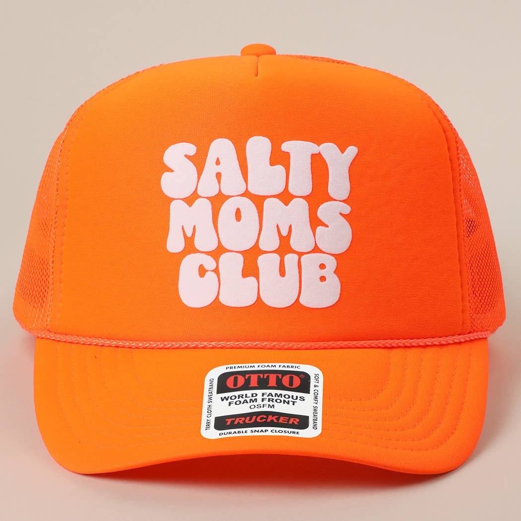 Salty Moms Club Printed Mesh Back Trucker Hat