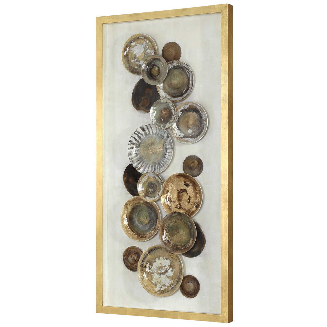 Myla - Antique Plate Shadow Box - Dark Brown