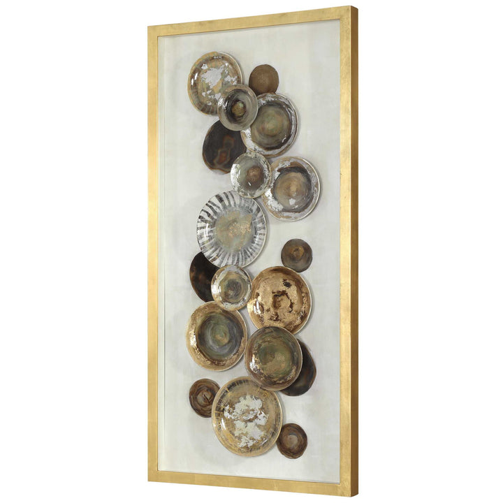 Myla - Antique Plate Shadow Box - Dark Brown