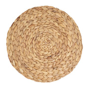 Handwoven Water Hyacinth Placemat: Natural / 15"