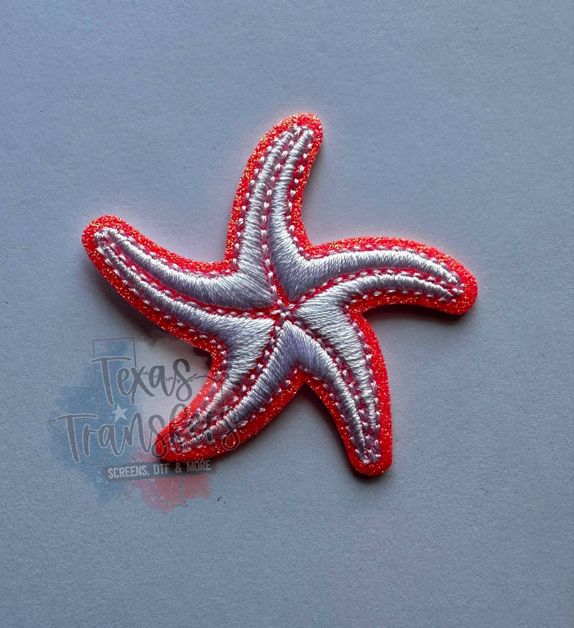 Starfish Neon Iron-On PATCH