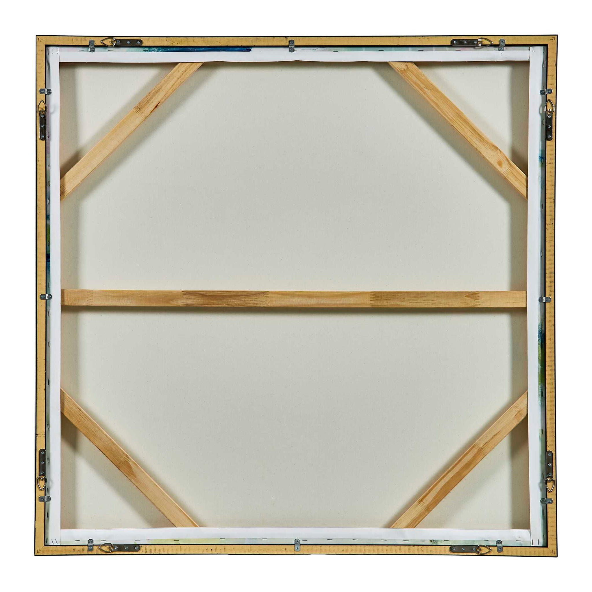 Abstract Reflections - Framed Canvas - Gray